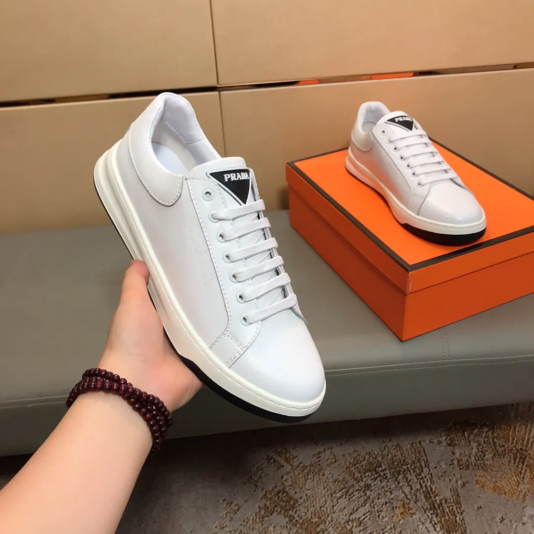 Ex-factory price 360🕷️🕷️【PRADA】Prada's new men's fashionable sports and casual shoes🇨🇳High-end boutique💯Exquisite details, cowhide upper, pigskin lining,🌶🌶original lightweight, wear-resistant and non-slip original outsole, comfortable to wear🎋Classic craftsmanship, fine workmanship, worth owning Code number: 38-44